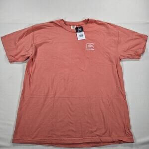 NWT Glock Perfection Crossover Short Sleeve Shirt in Coral Men's Size XL